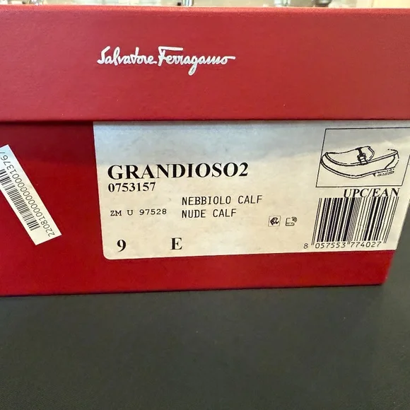 BRAND NEW IN BOX AUTHENTIC SALVATORE FERRAGAMO MENS LOAFERS MADE IN ITALY - Picture 5 of 5
